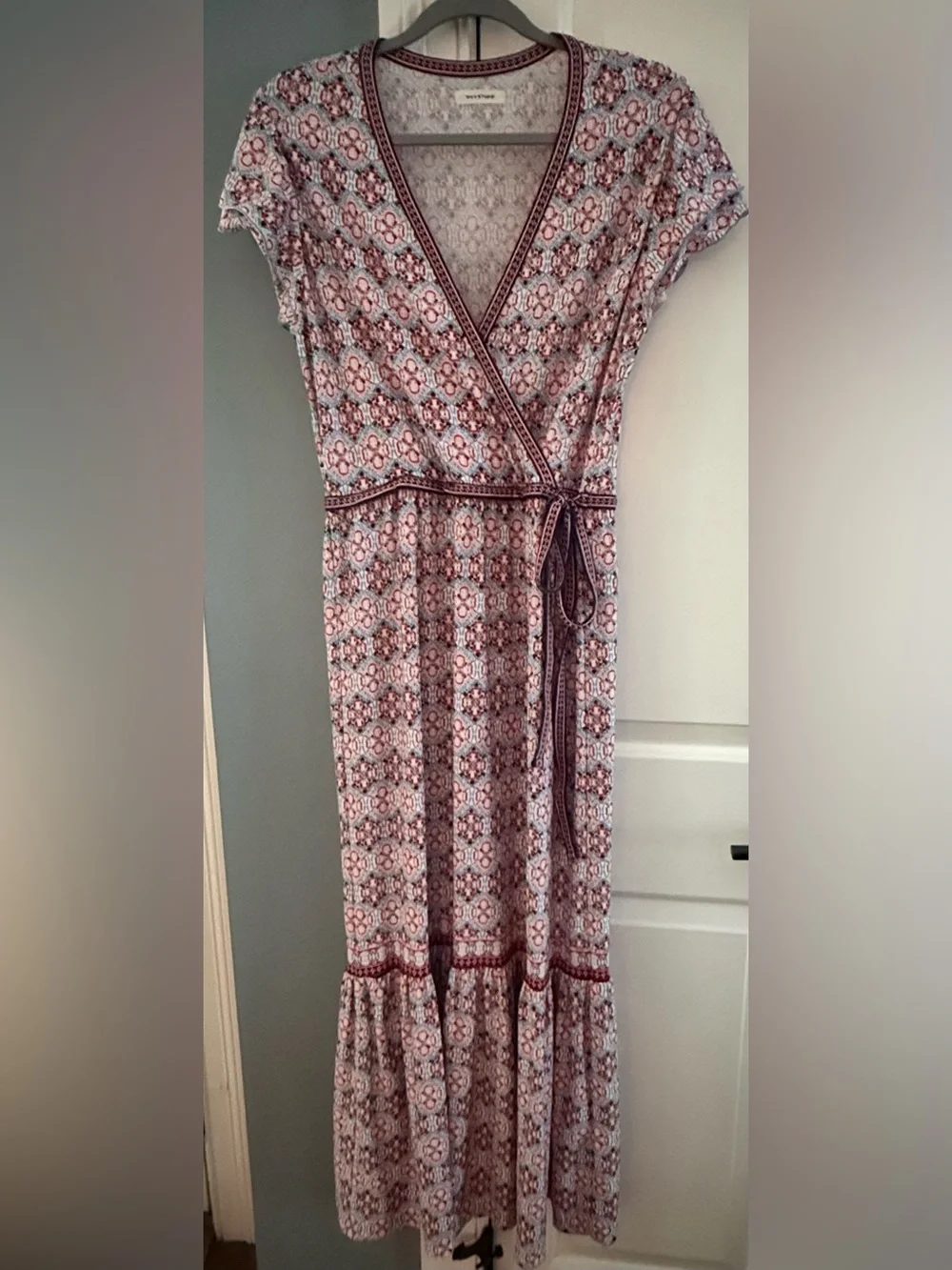 maxi dresses red white and blue Red, White, & Blueberry Adventures Maxi Dress 12Y main image 1